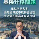 基隆升格問題 重點不在名字而是生活升級