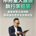 市府重大建設執行效率低落 長遠規劃才能帶來長期效益